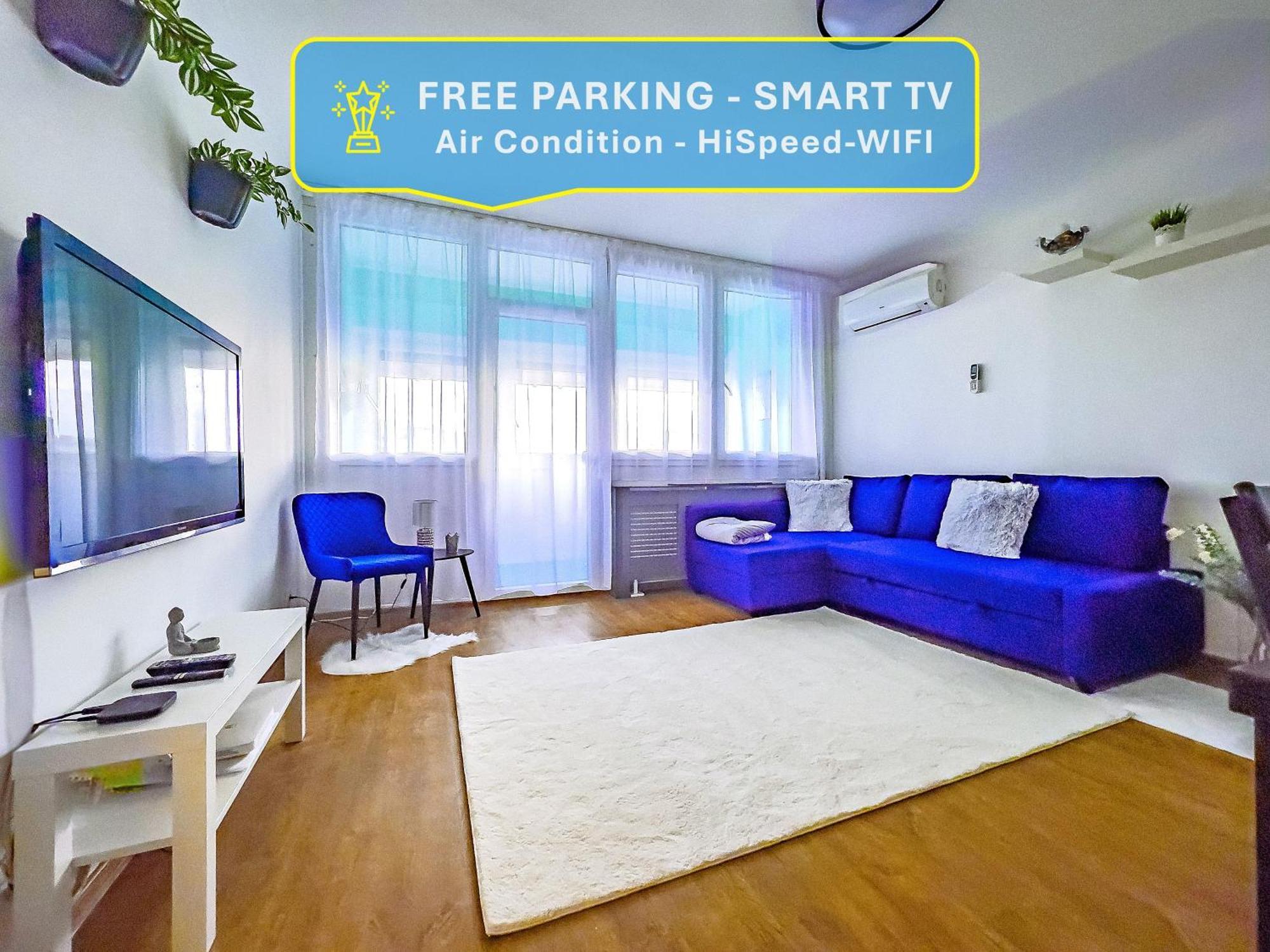 Panoramic 2br Home-free Parking-ac-top Floor * Budapest